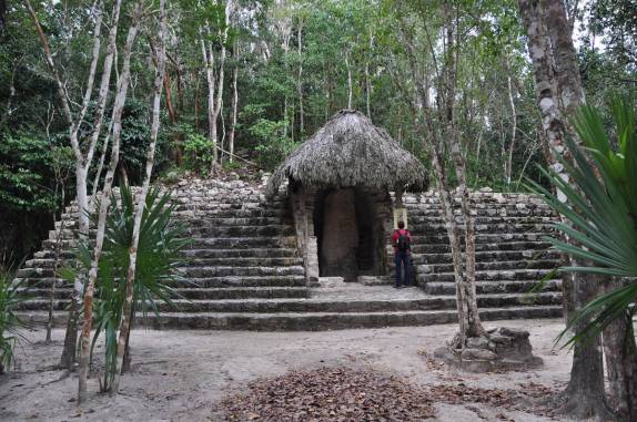 Em meio a selva, as ruínas de Cobá, na península do Yucatán, no México